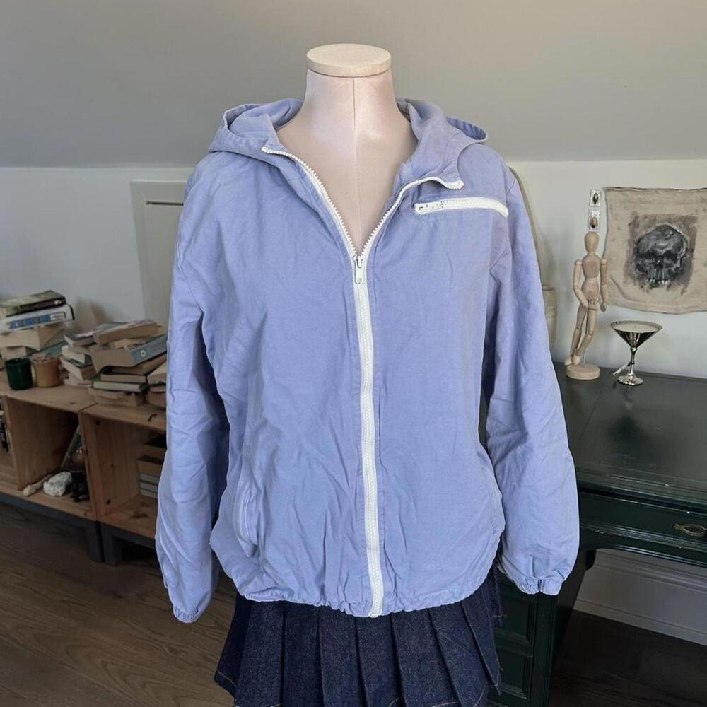 Brandy Melville Women's Purple and Blue Jacket